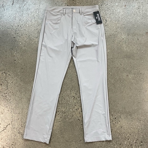 Rhône Monument 5 Pocket Golf Pants Fossil Grey W31xL30 - Picture 11 of 16